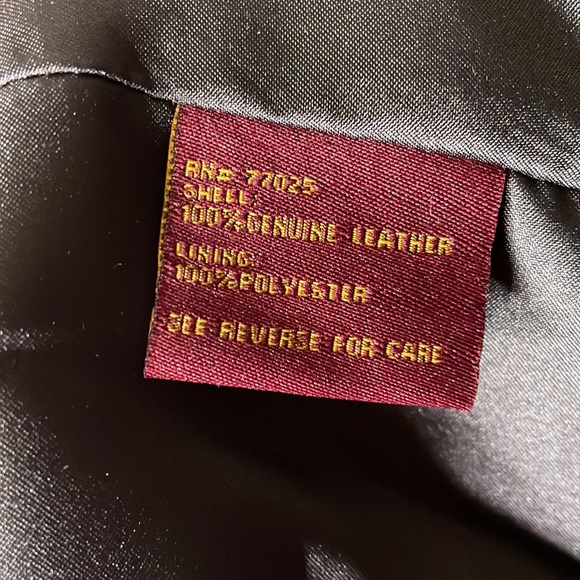 Hal rubenstein ostrich embossed black leather jacket, blazer, size large w/tags - Picture 6 of 9